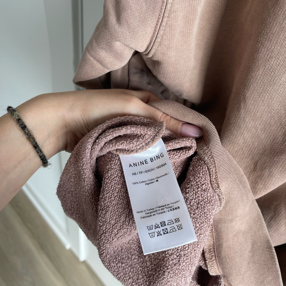 ANINE BING TYLER Tan Crewneck - Picture 8 of 8